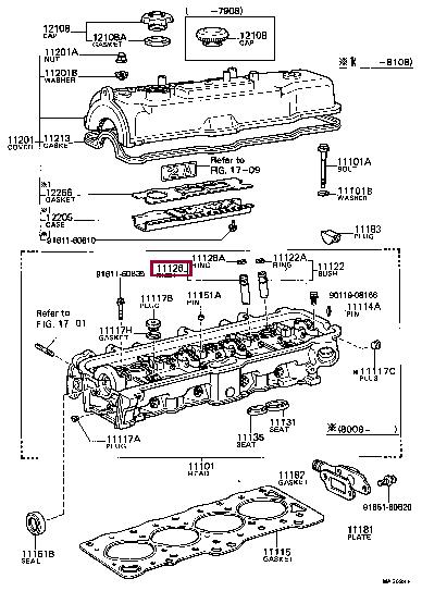 1112615020 Toyota Втулка клапана направляющая