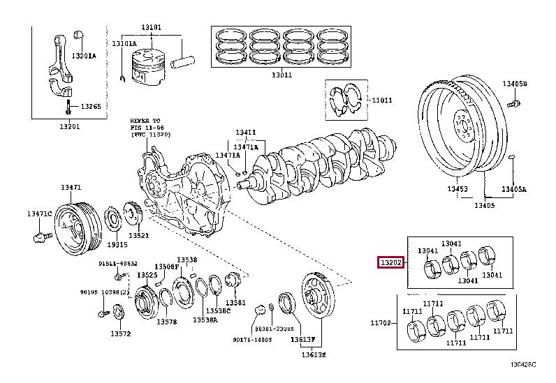 1320530030 Toyota Вкладыши
