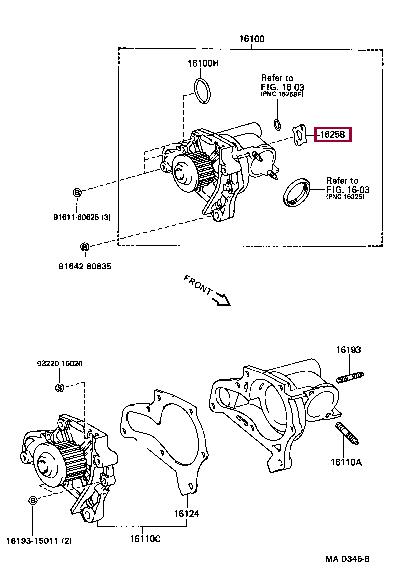 1625888460 Toyota Прокладка профилированная