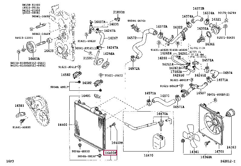 1644297201 Toyota Кольцо резиновое