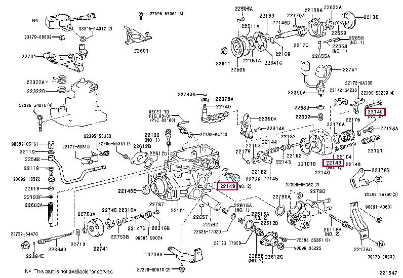221496D450 Toyota Прокладка