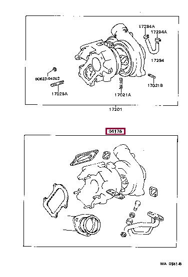 0417574030 Toyota Прокладка профилированная