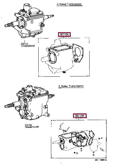 0433160041 Toyota Прокладка автоматической коробки передач (АКПП)