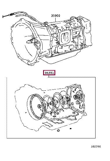 0435160110 Toyota Прокладка профилированная