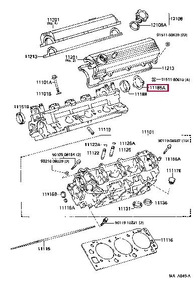 1118565010 Toyota Прокладка