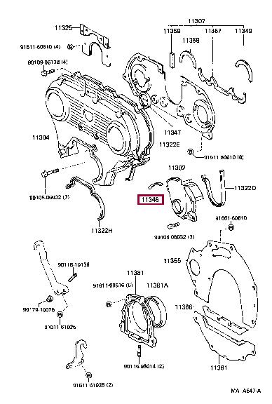 1134665010 Toyota Прокладка