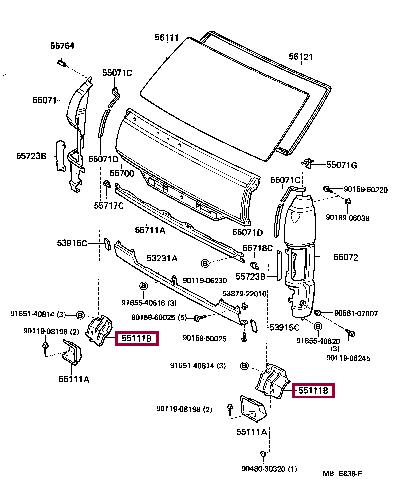 1781495J00 Toyota Направляющая