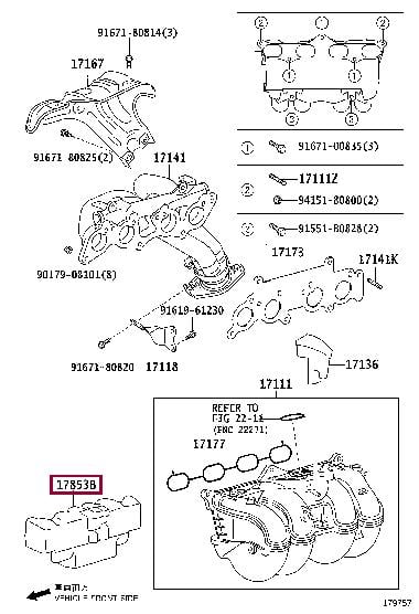 1785375030 Toyota Подушка двигателя