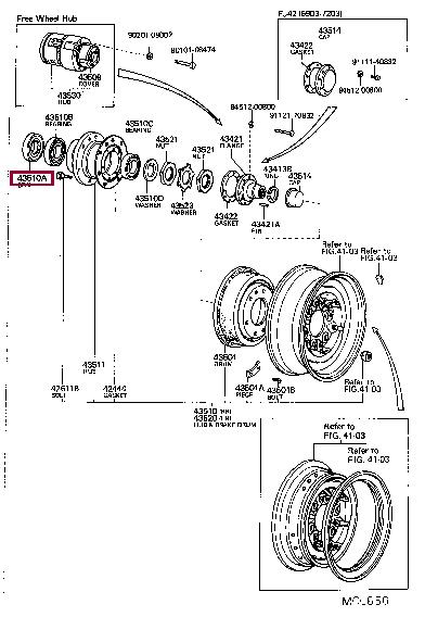9031255010 Toyota Сальник ступицы колеса