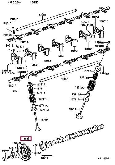 1352343010 Toyota Шкив коленчатого вала