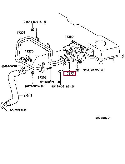 1737766010 Toyota Прокладка