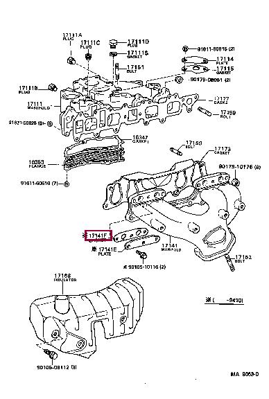 1737835020 Toyota Прокладка