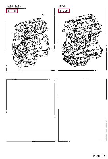 1900028494 Toyota Блок циліндрів