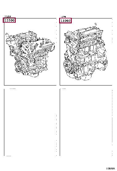 1900031J40 Toyota Блок циліндрів