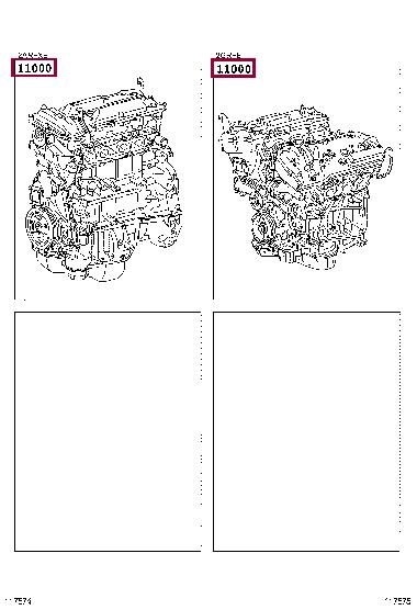 1900031N90 Toyota Блок циліндрів