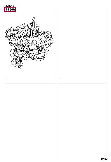 1900038320 Toyota Двигун в зборі