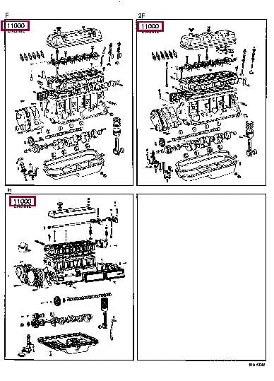 1900060054 Toyota Блок циліндрів