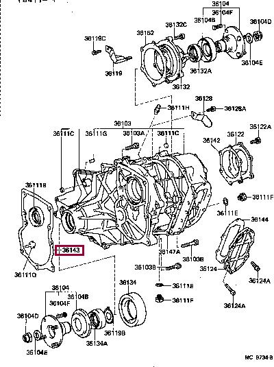 3314260050 Toyota Прокладка профилированная