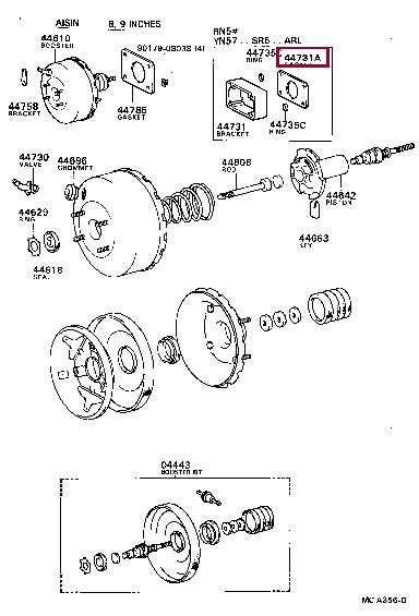 4478535020 Toyota Прокладка профилированная