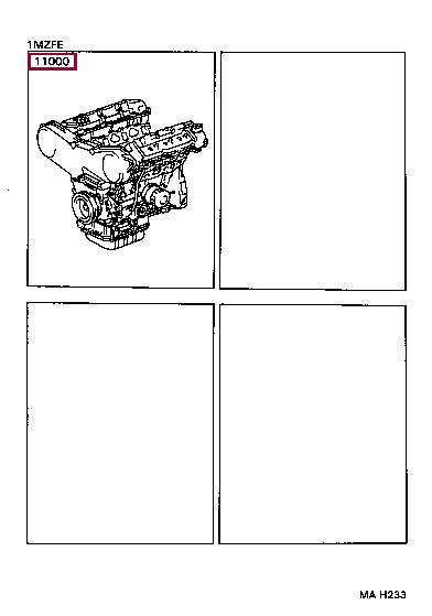 190000A150 Toyota Двигун в зборі