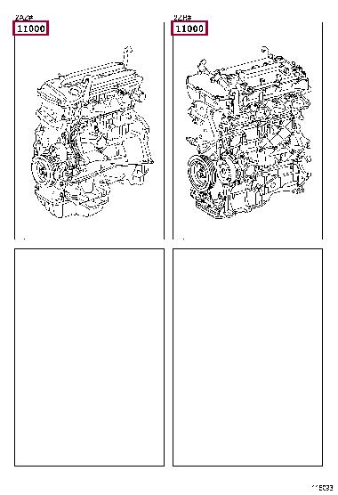 190000H250 Toyota Блок циліндрів
