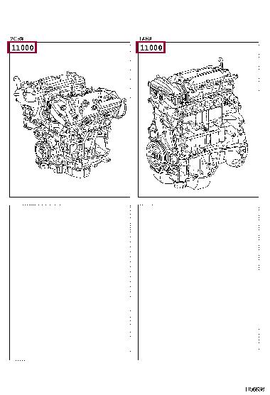 190000P330 Toyota Двигун в зборі