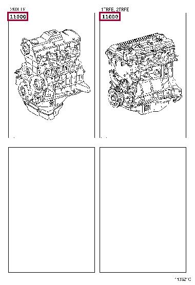 1900030410 Toyota Блок циліндрів