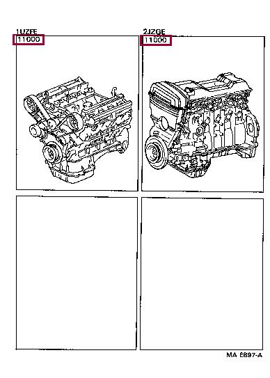 1900050113 Toyota Блок циліндрів