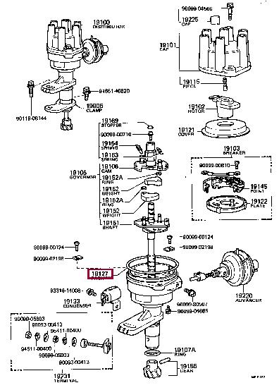 1912741141 Toyota Кольцо резиновое
