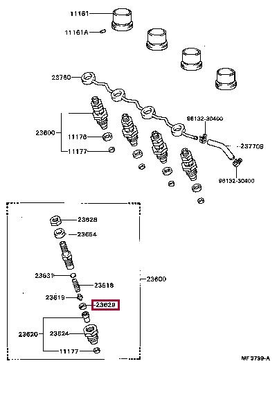 2362964010 Toyota Прокладка