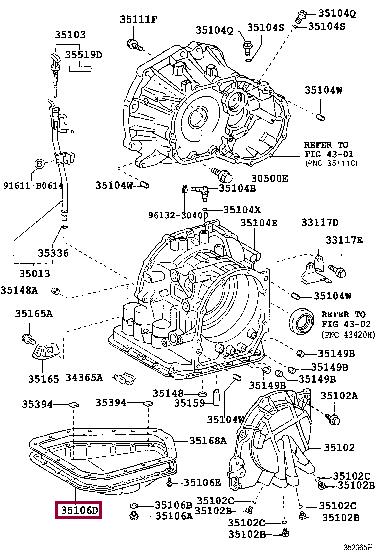 3510652030 Toyota Поддон масляный двигателя
