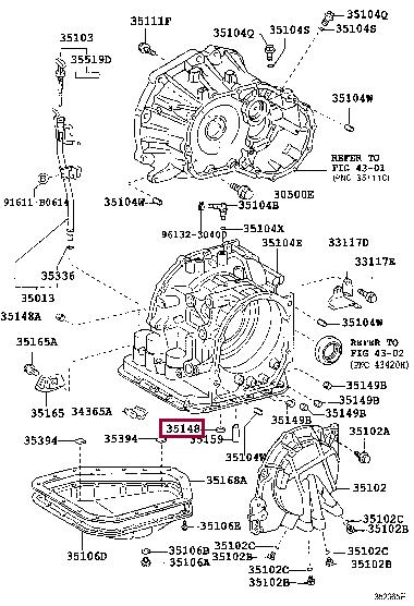 3514816010 Toyota Прокладка профилированная