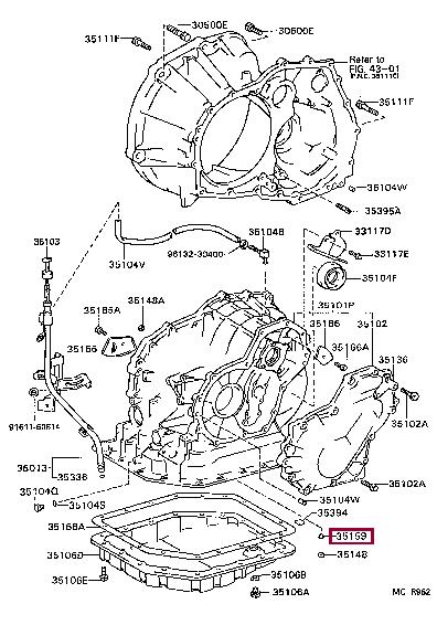 3515920010 Toyota Прокладка профилированная