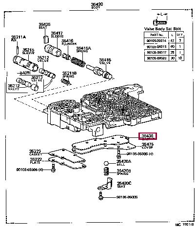 3543530040 Toyota Прокладка профилированная