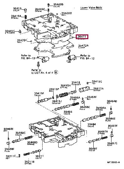 3547732010 Toyota Прокладка