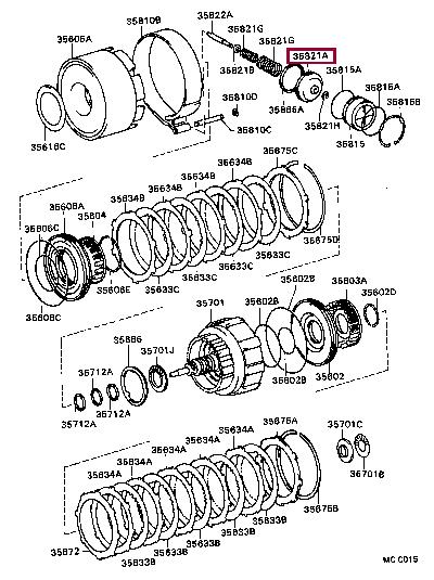 3582130020 Toyota Поршень