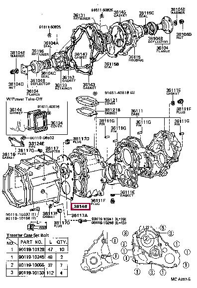3614635021 Toyota Прокладка профилированная