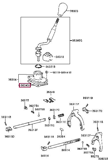 Toyota 36345-35040 Ущільнення 3634535040: Купити в Україні - Добра ціна на EXIST.UA!