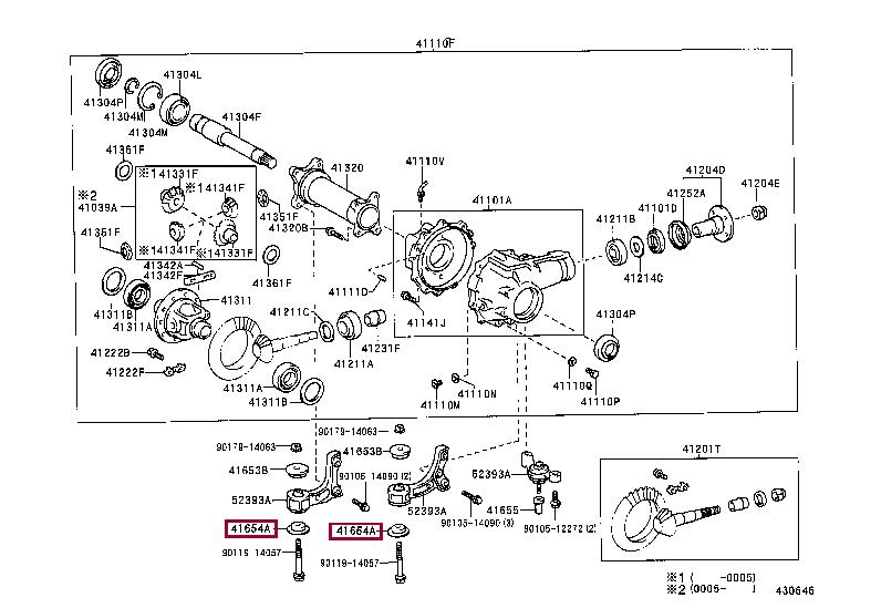 4165426010 Toyota Прокладка