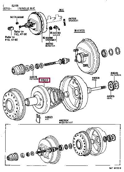4464222110 Toyota Поршень