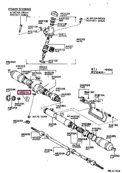 4552316040 Toyota Направляющая
