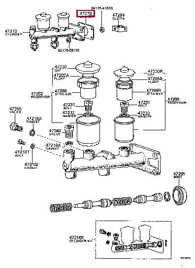 4727522010 Toyota Прокладка профилированная