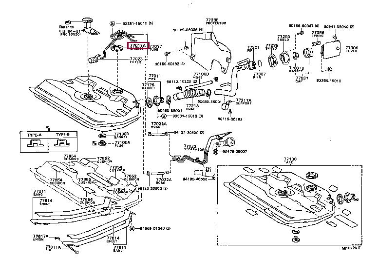 7717810010 Toyota Прокладка профилированная