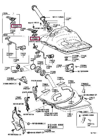7717914030 Toyota Прокладка профилированная