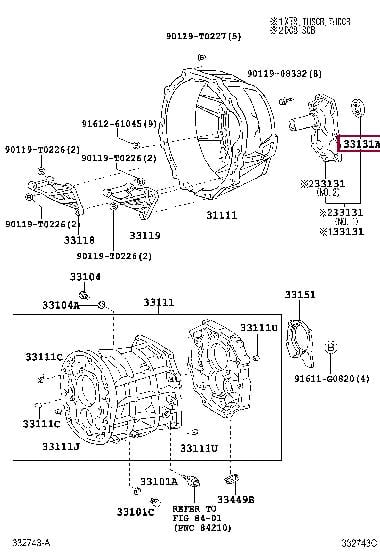 90311T0027 Toyota Сальник КПП