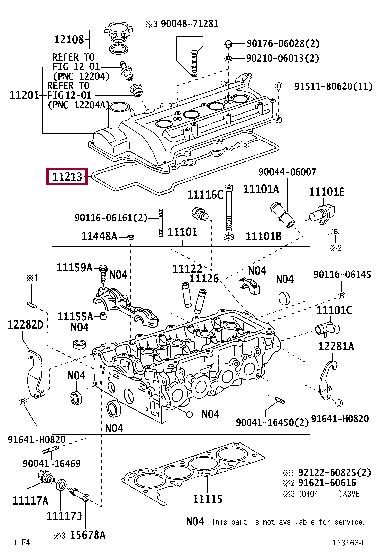 Toyota 11213-BZ010 Прокладка клапанної кришки 11213BZ010: Купити в Україні - Добра ціна на EXIST.UA!
