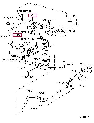 1737635030 Toyota Прокладка