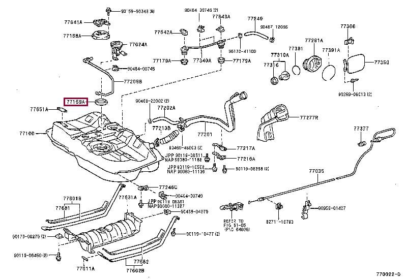 7716933010 Toyota Кольцо уплотнительное