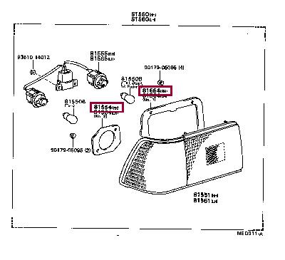 8155420600 Toyota Прокладка профилированная