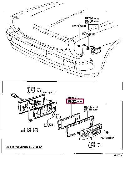 8174214040 Toyota Прокладка профільована
